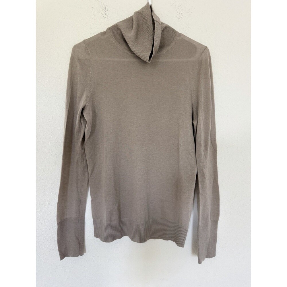 White + Warren Women’s M Cashmere Turtleneck Sweater Quiet Luxury Old Money $395